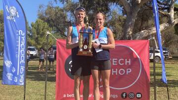 Leeton duo Ed Langdon and Kelsey Tobin took out the endurance events at the Bacchus on the Lake. Picture by Liam Warren