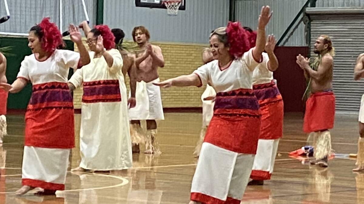 CELEBRATION: Members of Wagga Wagga's Samoan community perform a traditional dance to celebrate independence day. PHOTO: Vincent Dwyer