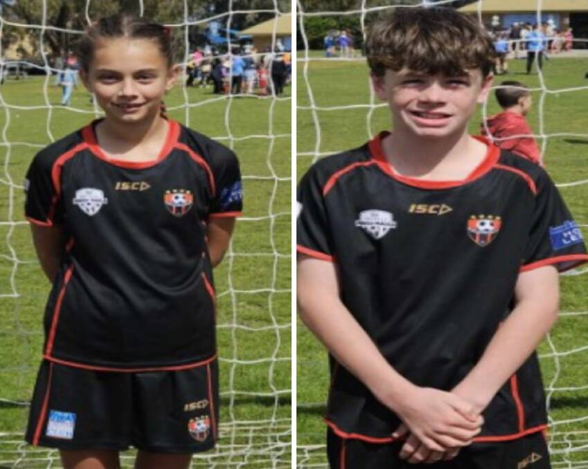 Leeton United U12s defender Miah Weymouth and attacker Jack Crowe have been invited by the Wanders Australia to be part of the international football tour to the UK and France. Pictures supplied
