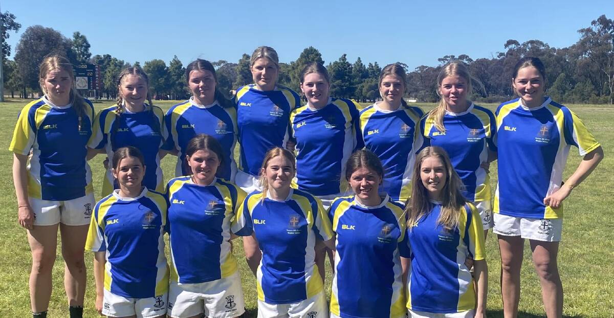 Yanco Ag's Open Girls 7s Rugby Union Team were named the state champions earlier this month after winning the NSW Combined High Schools Rugby Union 7s State Final against Orange High School. Picture supplied