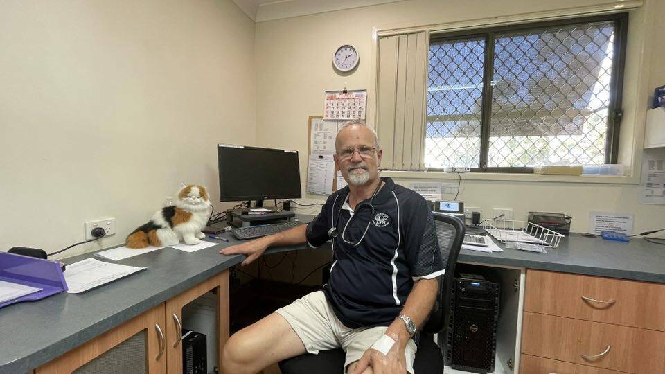 Leeton Animal Hospital vet Dr Peter Brunsdon says he is extremely fortunate to have acquired new staff in the last year and a half amid a shortage in country areas. He says the government needs to do more to create incentives for them to practise here. Picture by Allan Wilson