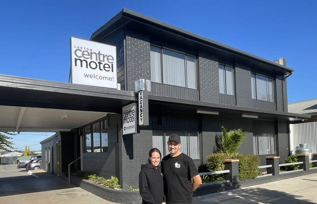 Giselle and Roly Zappacosta have returned to the their roots to run the new look motel on Wade Avenue. Picture by Allan Wilson