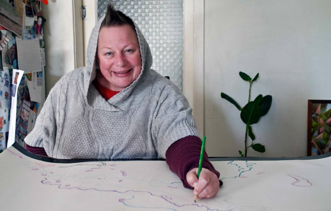 Leeton-based artist Jo Roberts, pictured in 2023, will run a workshop supported by Western Riverina Arts funding. Picture file