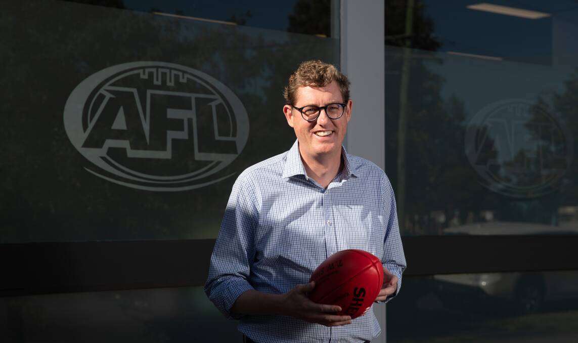 AFL Riverina chairman Michael Irons is not concerned by the player exodus from the Riverina League this off-season. Picture by Madeline Begley