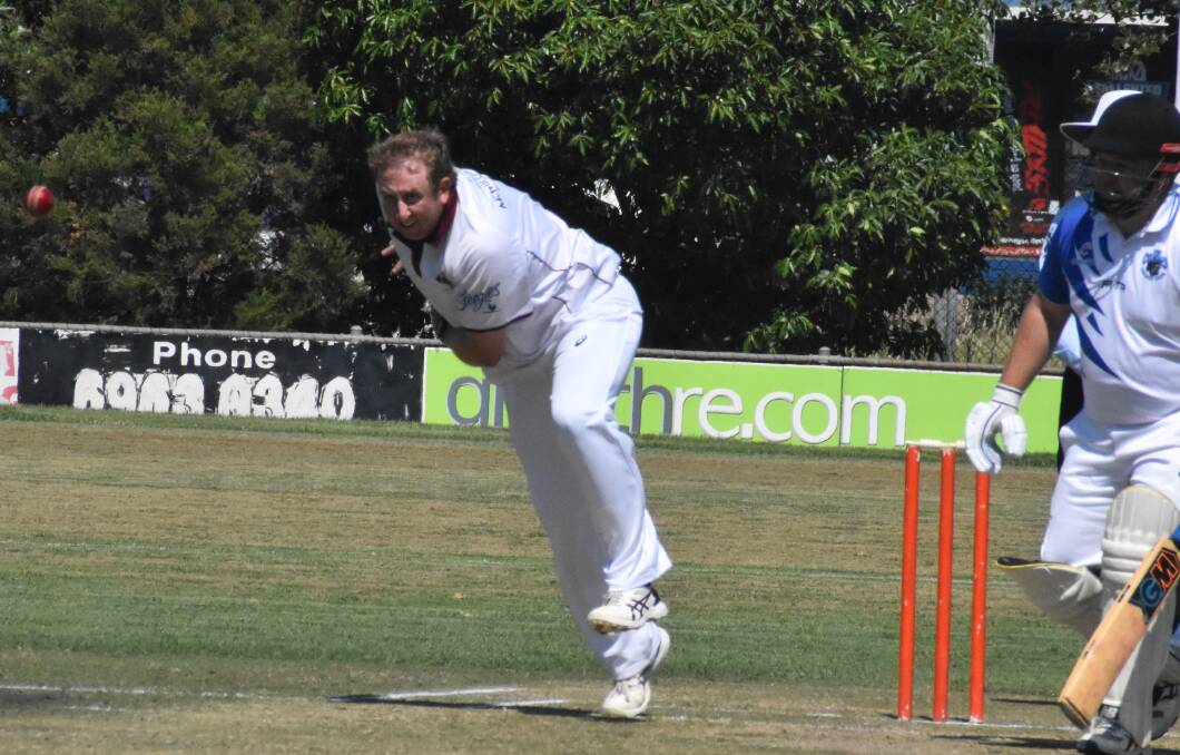 RIPPED THROUGH: Hanwood's Josh Carn picked up two lower order wickets to help his side secure their first place in the decider. PHOTO: Liam Warren