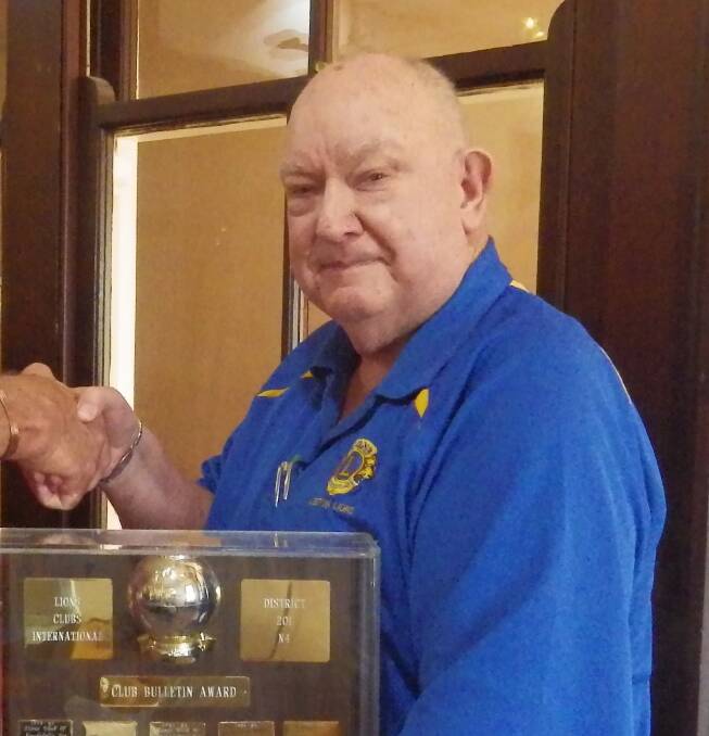 Local leader columnist and Lions Club of Leeton member Bob Strempel. Photo: Supplied