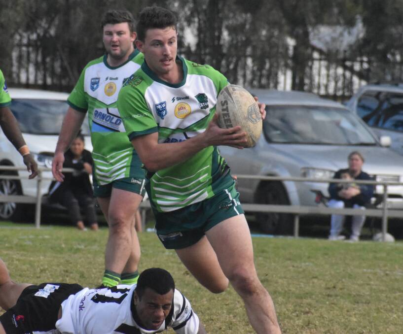 NEW CHALLENGE: Kirtis Fisher and the Leeton Greens will be back home at No. 1 Oval this weekend against the Yenda Blueheelers. Photo: Liam Warren