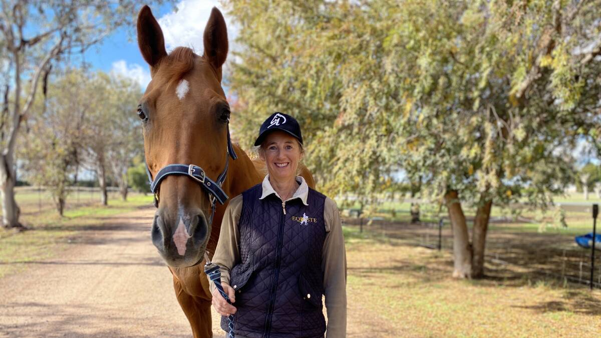 Leeton equestrian coach Sarah Venamore will lead special training sessions at the world-renowned Equitana event in Melbourne later this year. Picture by Talia Pattison