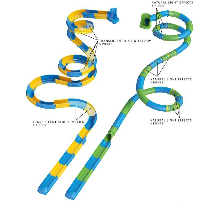 A design drawing of the slides. Picture supplied