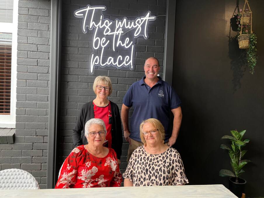 Lorraine Robertson, Bart Challacombe, Sue Preston and Val Graham are all looking forward to the Girls Night In fundraiser. Absent Stacey Challacombe and Linda Brown. Picture by Talia Pattison
