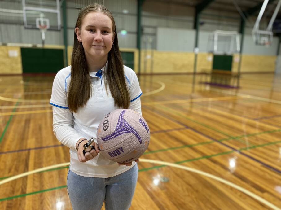 Ruby Miller has been selected to officiate at the All Schools Australia National Netball Championships in Perth at the end of the month. Picture by Talia Pattison