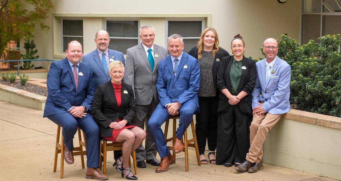 Leeton shire's current crop of councillors and mayor. Picture by Leeton Shire Council