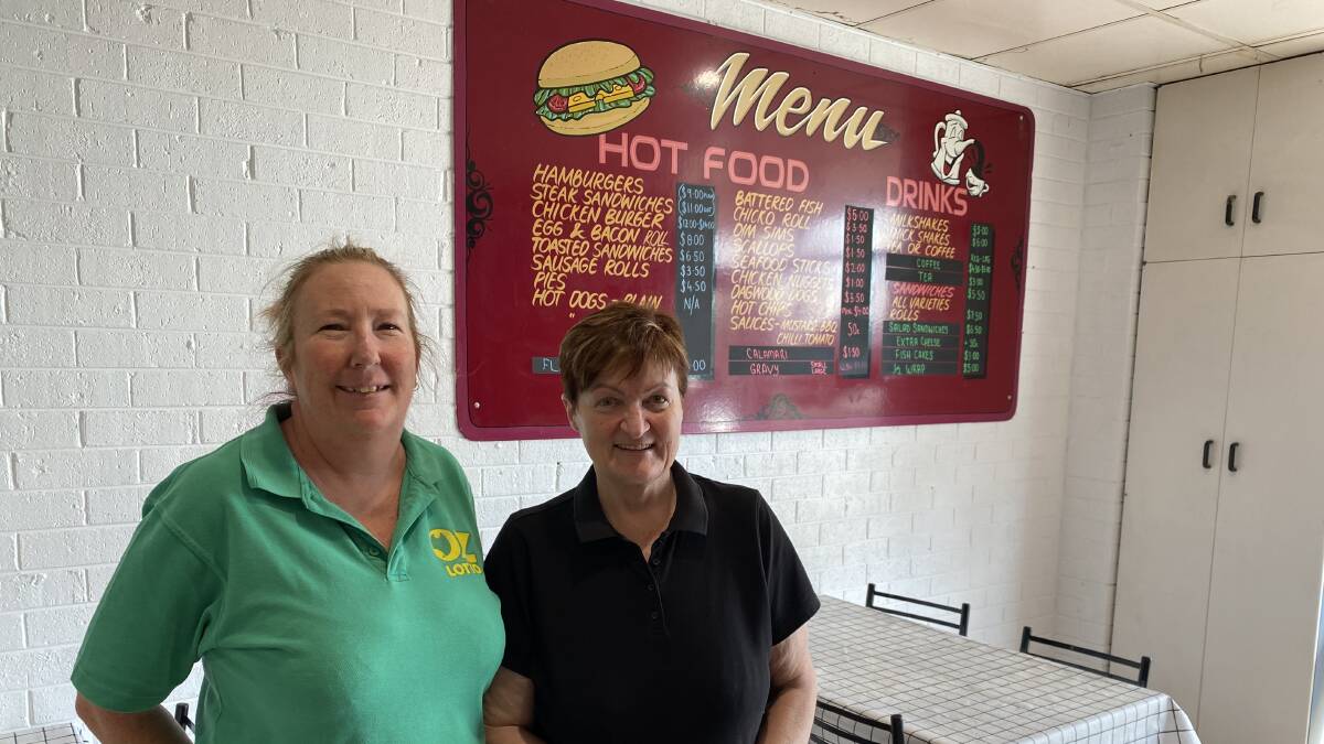 Yanco Shop staff member Annissa Whitechurch (left) with owner Liz Mason are enjoying getting to know the ins and outs of operations at the vital community store. Picture by Talia Pattison