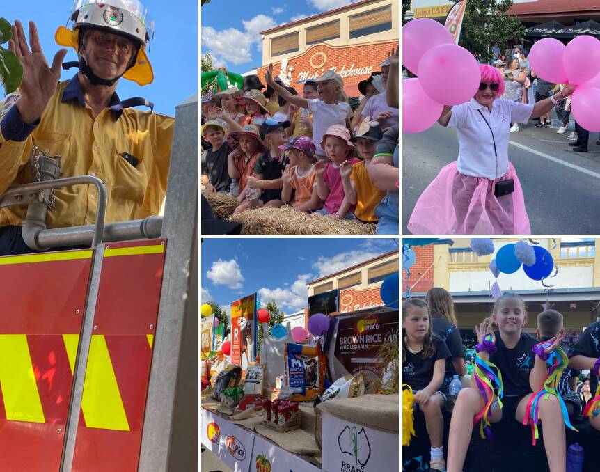 The parade on Easter Saturday is always a highlight of the Leeton SunRice Festival. Pictures by Talia Pattison