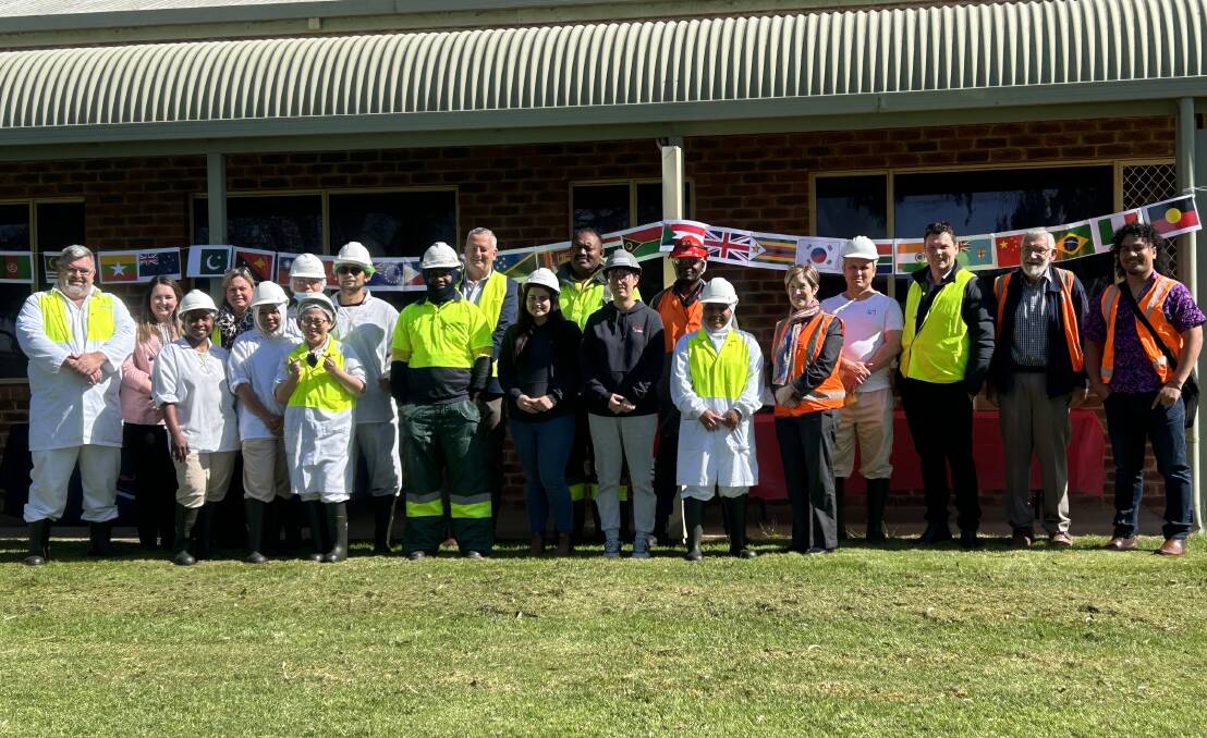 A special Welcoming Week event at the JBS Feedlot at Yanco was well received on September 11. Picture supplied 