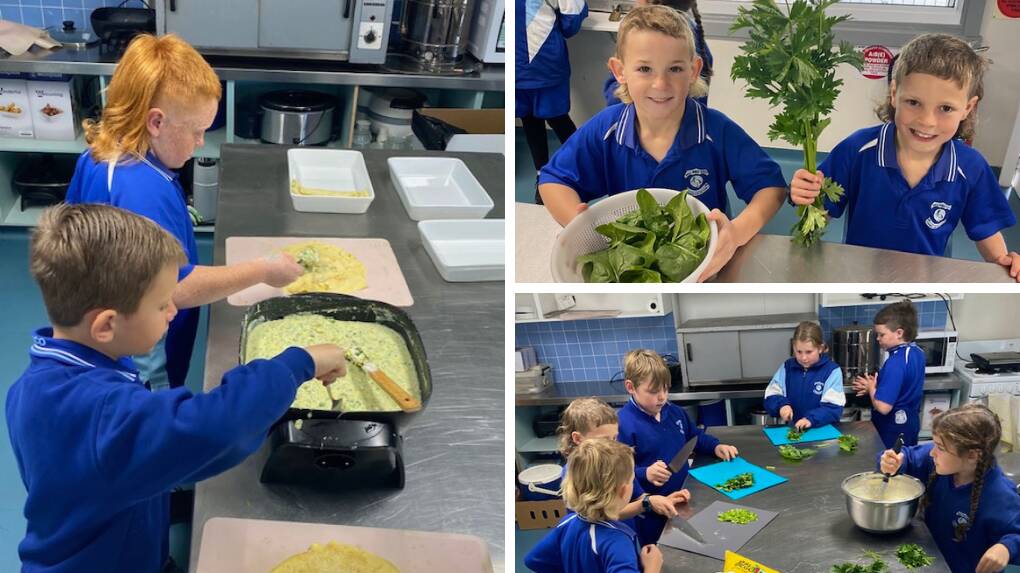Yanco Public School students are chefs in the making thanks to the kitchen-garden program. Pictures supplied 