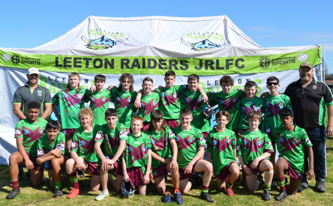 The Leeton Junior Rugby League under 14s side is preparing for a mammoth grand final against the Griffith Black and Whites this weekend. Picture supplied