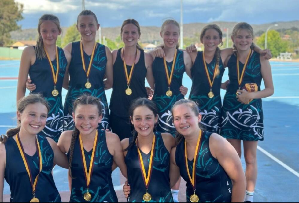 The Leeton under 13s representative netball side have had a stellar run in the lead up to this weekend's Junior State Titles in Sydney. Picture supplied
