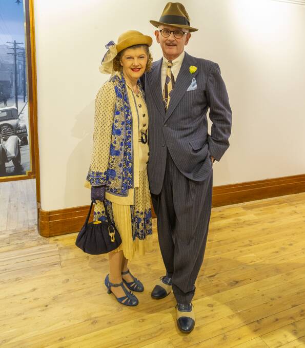 Julie Lord and Brian Scott in all of their finery at last year's Australian Art Deco Festival in Leeton. The pair will host a special workshop at the 2023 event. Picture supplied