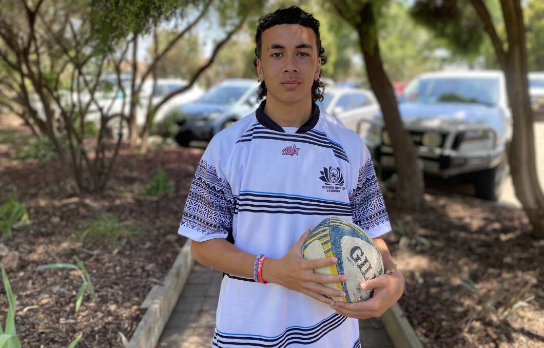 Timmy Radovu has been selected in the junior under 14s Fijian team to contest the Pacifika Youth Cup in Sydney at the end of the month. Picture by Talia Pattison 
