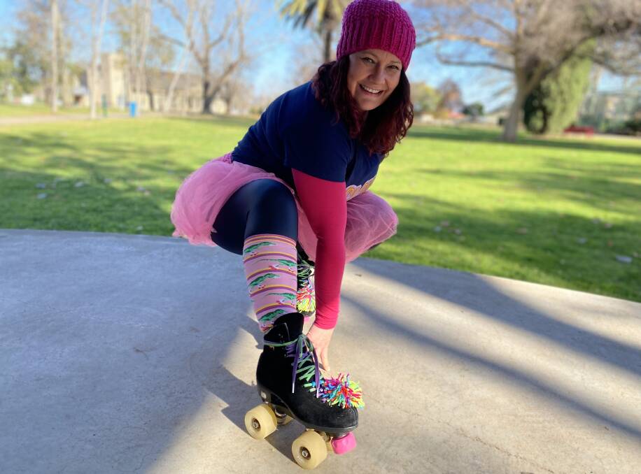 Glow Roller Disco owner Briana Bryon says there's many benefits to taking part. Picture by Talia Pattison