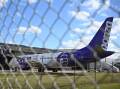 Bonza planes remain grounded as administrators for the airline hold talks with stakeholders. (Joel Carrett/AAP PHOTOS)